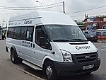Бесплатный автобус Genser в пункт аренды автомобилей АрендаАвто-птк на Новорязанском шоссе